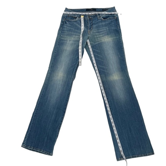 Jessica Simpson Distressed Sunset Bootleg Denim Jeans Size 32 Women's - Picture 6 of 6